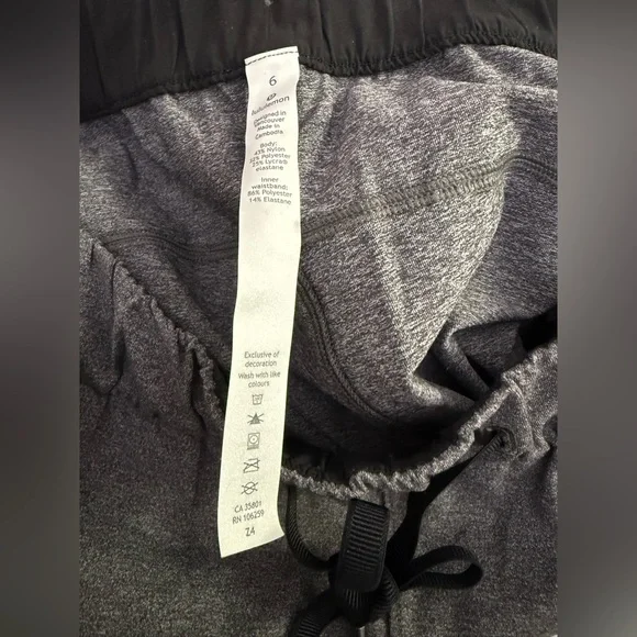 Lululemon On the Fly Drawstring Pockets Pants Women’s Size 6 Gray - Picture 6 of 6